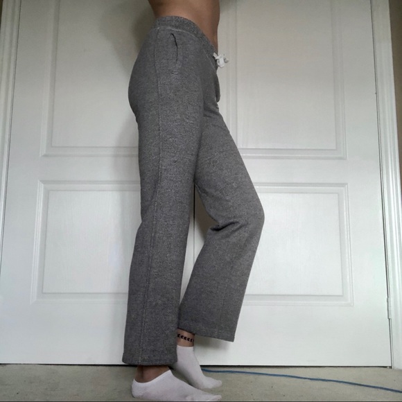 Roots Uncuffed Salt And Pepper Sweatpants - Picture 2 of 4